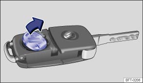 VW Tiguan: Schlüssel Batterie wechseln ✓ 